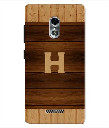 pinaaki Back Cover for ITEL 1520 - Alphabet H
