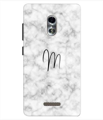 pinaaki Back Cover for ITEL 1520 - Alphabet M