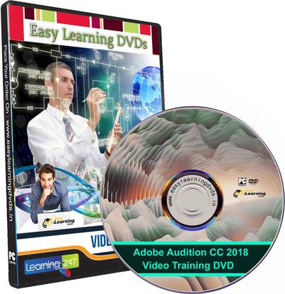 Easy Learning Adobe Audition CC 2018 Video Training Tutorial DVD