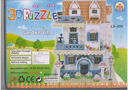 Masterfit 3D Puzzle Garden Villa