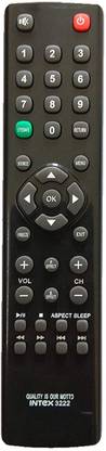 LipiWorld 3222 INTEX LCD LED TV Universal Remote Control Compatible for LED LCD Intex Remote Controller