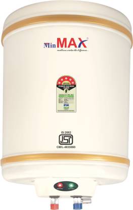 MinMAX 6 L Storage Water Geyser (Eco-EG 5 Star*****, Ivory)