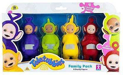 Generic Character Teletubbies Family Pack Of 4 Chunky Figures