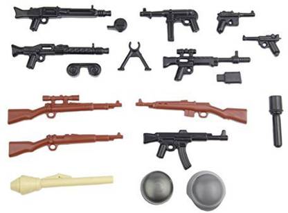 BrickArms German Weaponspack V2, Custom Guns For Lego Minifigures