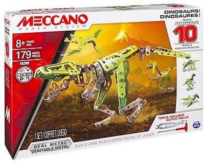 SPIN MASTER Meccano 6026717 10 Model Set - Flight And Dinosaur Building Sets Assortment
