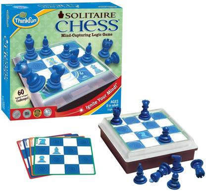 ThinkFun Solitaire Chess Party & Fun Board Game