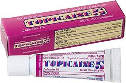 TOPICAINE Lidocaine Anesthetic Anorectal Numbing Gel Gel