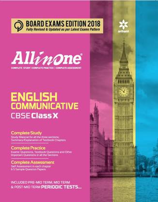 All in One ENGLISH Communicative: Based on CBSE Publication Books- Main Course Book, Literature Reader and Workbook for Class 10