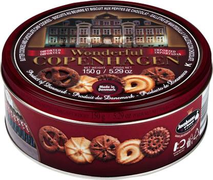 Jacobsens Wonderful Copenhagen Cookies, 150g Cookies Biscuit