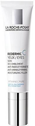 La Roche Posay Redermic C Eyes Vitamin C Eye Moisturizer Anti-Wrinkle Firming Eye Cream With Pure Vitamin C & Hyaluronic Acid, 0.5 Fl. Oz.