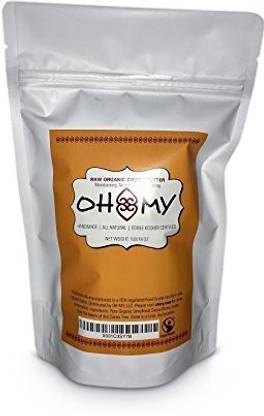 Generic Oh My Raw Organic Cocoa Butter By - Edible Kosher Moisturizer For Body Butters, Lotions, Creams, Lip Balm Or Cooking & Smoothies 16 Oz Bag