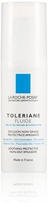 La Roche Posay Toleriane Fluide Oil-Free Face Moisturizer Soothing Protective Emulsion For Sensitive Skin, 1.35 Fl. Oz.