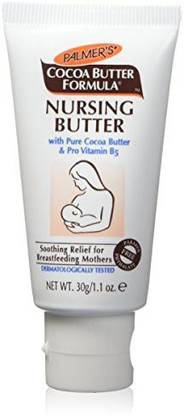 PALMER'S Nursing Cream With Pure Cocoa Butter & Pro Vitamin B5, Bonus, 1.1 Oz (30 G)