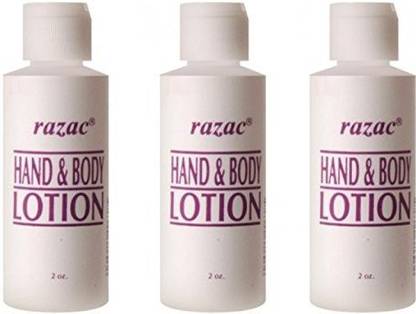 Generic Global Razac Hand Body Lotion 2 Oz Travel Size (Pack Of 3)