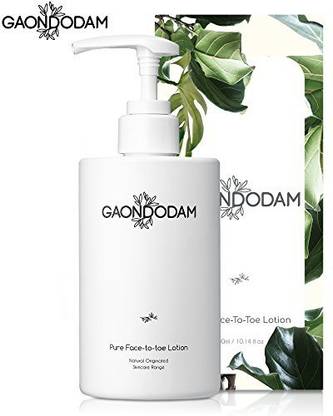 GAONDODAM Daily Moisturizing Face To Toe Lotion For All Skin Type, Shea Butter Advanced Intensive Moisturizer Cream For Face And Body. (300 Ml/10.14 Fl.Oz)