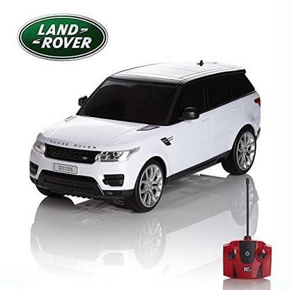 Pink Sumo Cmj Rc Cars Range Rover Sport Official Licensed Remote Control Car For Kids With Working Lights, Electric Radio Controlled On Road 1: 24 Model, 27Mhz White