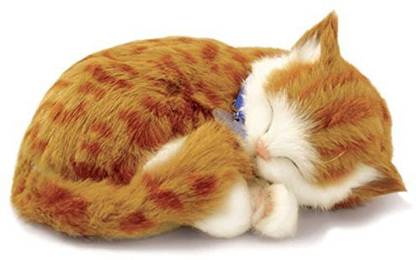 Perfect Petzzz Orange Tabby Cat The Original Breathing Pet New Huggable Soft Version