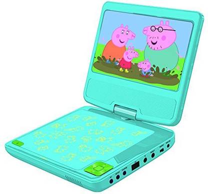 LEXiBOOK Dvdp6Pp Peppa Pig Portable Dvd Player With Car Adaptor And Remote