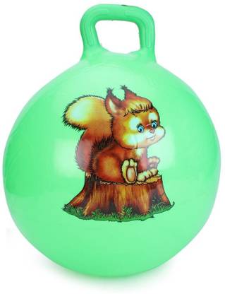 Shrih Green Jumping Ball Inflatable Space Hopper 40 Cm