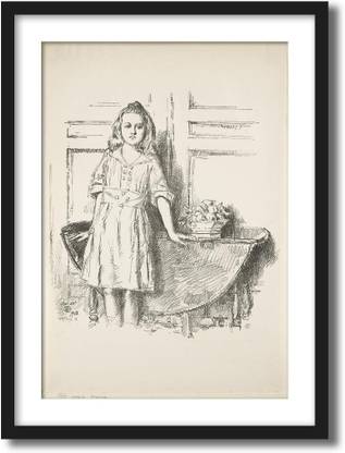 ArtCentral Virginia, 1918 Painting By Frederick Childe Hassam (Without Glass) Black Frame With Border Art Print Digital Reprint 21 inch x 15 inch Painting