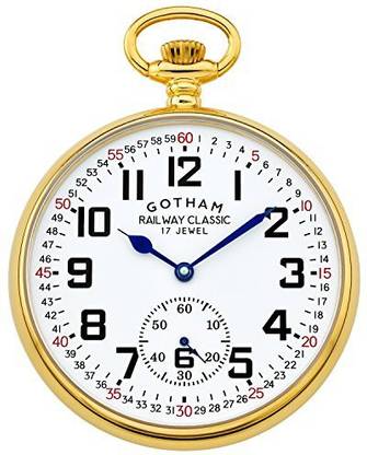 Gotham Analog Pocket Watch