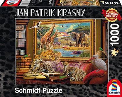 Schmidt Jan Patrik Krasny The Savannah Comes To Life Jigsaw Puzzle (1000-Piece)