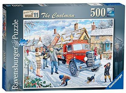RAVENSBURGER Happy Days At Work No. 10 - The Coalman 500Pc Jigsaw Puzzle