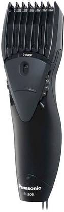 Panasonic ER 206 KK Trimmer 50  Runtime 4 Length Settings