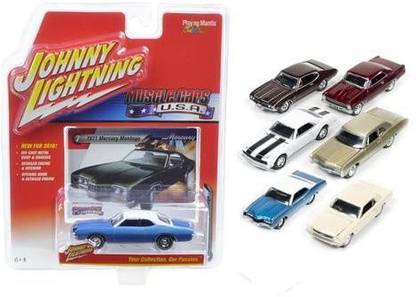 Generic Johnny Lightning Muscle Cars Usa Set Of 6 1/64 Diecast Model By