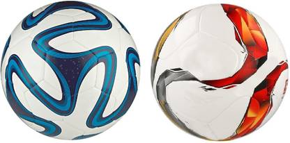 SportsCorner Brazuca + Torfabrik (Pack of 2) Football - Size: 5