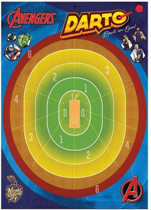 Shrih Avengers Dart-Magnetic Dart Cricket Game Dart Board Game