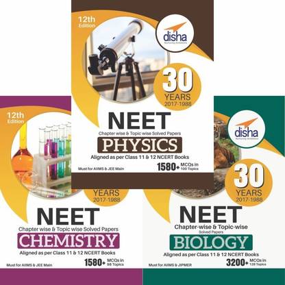 30 Years NEET Chapter-wise & Topic-wise Solved Papers (PCB) (2017 - 1988) 12th Edition