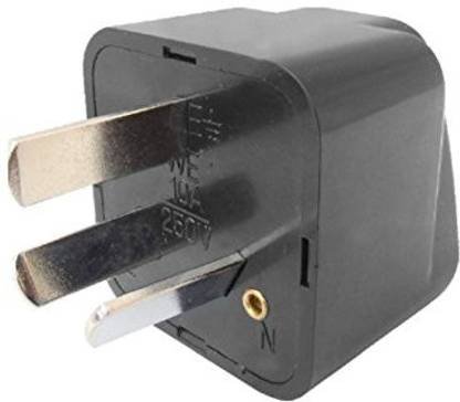 Gadget-Wagon India to Australia New zealand conversion universal input travel adapter plug pack of 2 3434 Three Pin Plug