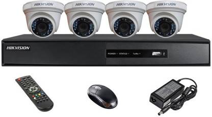 HIKVISION HIKVISION DS-7204HQHI-F1/N OR DS-7B04HQHI-F1/ECO 1PCS DOME CAMERA DS-2CE5ACOT-IRP OR DS-2CE5ACOT -IRP/ ECO 4PCS Security Camera