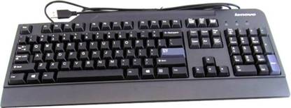 Lenovo SK 8820 Wired USB Standard Desktop Keyboard Compatible with Desktop, Laptop, Mac
