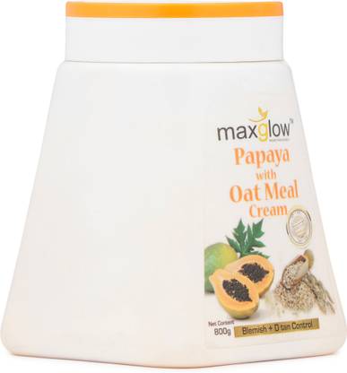 maxglow PAPAYA WITH OAT MEAL CREAM - 800 GM