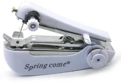 SS Spring come Handheld Mini Portable Stitching Machine Non Electric- Stapler Model Manual Sewing Machine