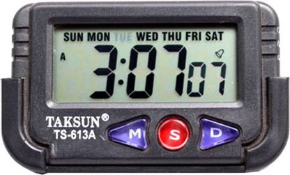 Selva Front Digital Car Vehicle Clock