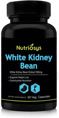 Nutriosys White Kidney Bean Extract - 500mg,Veg Capsules