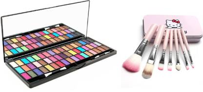 hich Makeup Brush Set and glam perfect 51 color eyeshadow