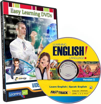 Easy Learning Learning ENGLISH (American) Beginner to Advanced 5 Levels Listening Speaking Reading And Writing training DVD