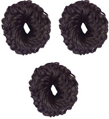 Confidence Easy To Use Hair Accessories, Hair Juda Band 3 (Small) Rubber Band Style For Women & Girls, Brown Hair Accessory Set