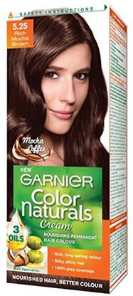 GARNIER Color Naturals Cream 5.25 Rich Mocha Brown 70ml , Rich Mocha Brown