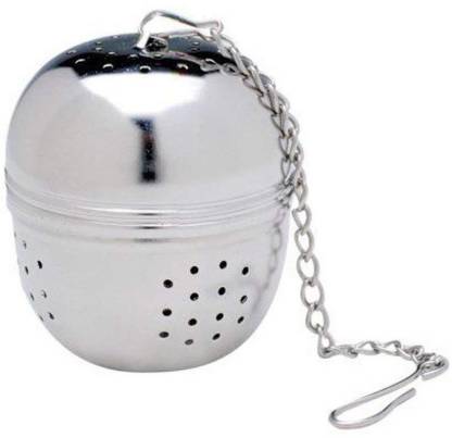 Tea Ball Strainer Infuser Stainless Steel Filter Squeezer Herb Leaf Spice Star y