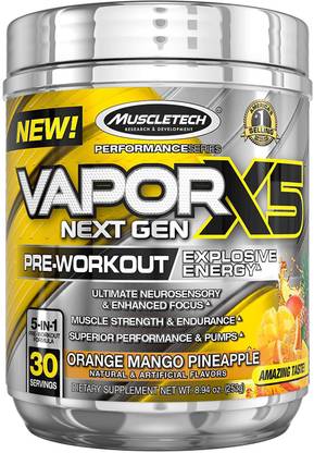 Muscletech Performance Series Vapor X5 Next Gen Pre-Workout Powder