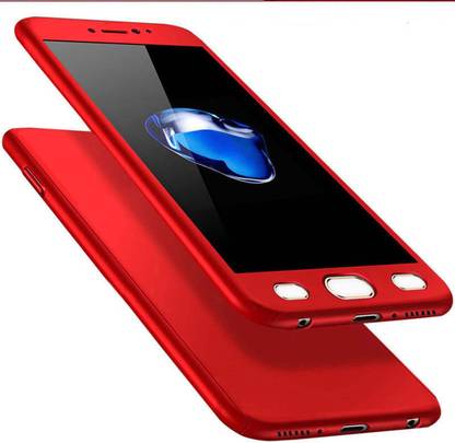 24x7 Front & Back Case for Redmi Mi Note 3 Ipaky 360° Front Back Cover & Temper Glass(Red)