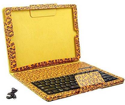 Seal Shield IPAD-AIR-BT-KEYBOARD-LEOPARD Wired USB Standard Desktop Keyboard Compatible with Desktop, Laptop, Mac