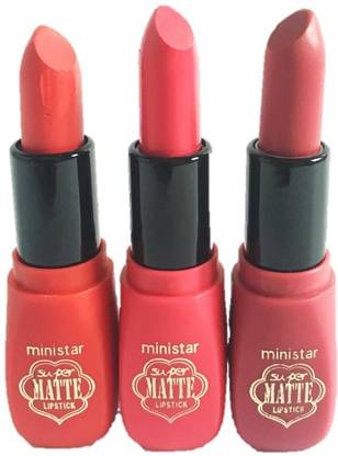 Minister Super MATTE Lipstick Combo of 3