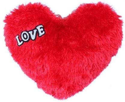 LOVE Sponge Heart shape Decorative Cushion Pack of 1