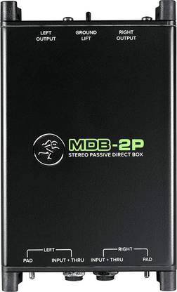 Mackie MDB-2P Stereo Passive Direct Box Media Streaming Device